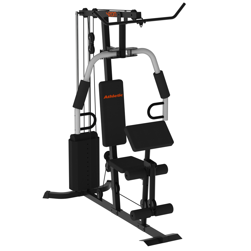 Multigym Athletic 420m. 50 K De Carga. Uso Residencial. Peso Maximo Usuario 120 Kg.