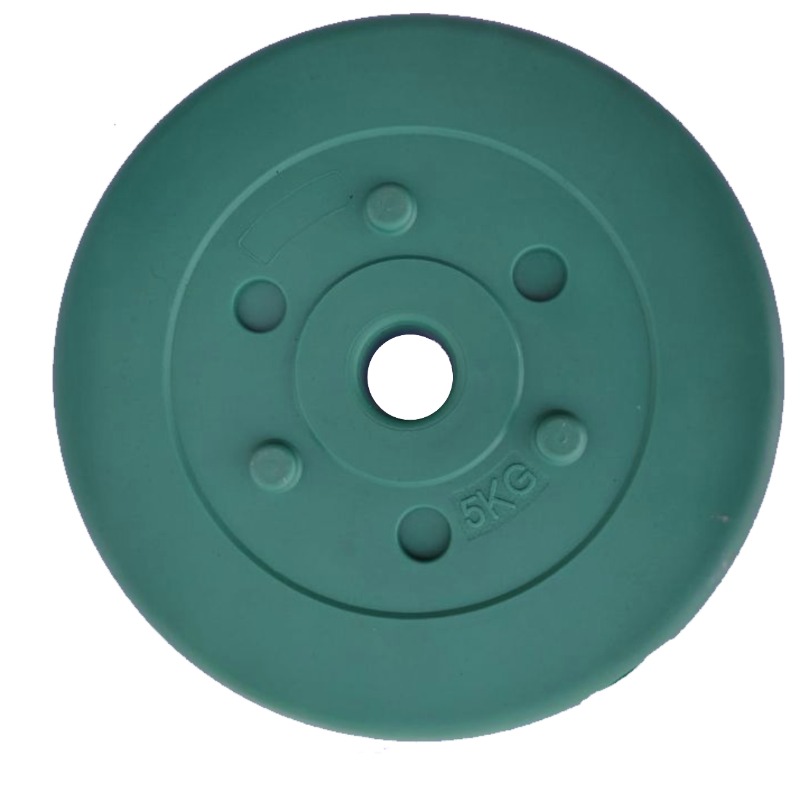 Disco De Pvc Local De 5 Kg. Volko. 30 Mm. Verde