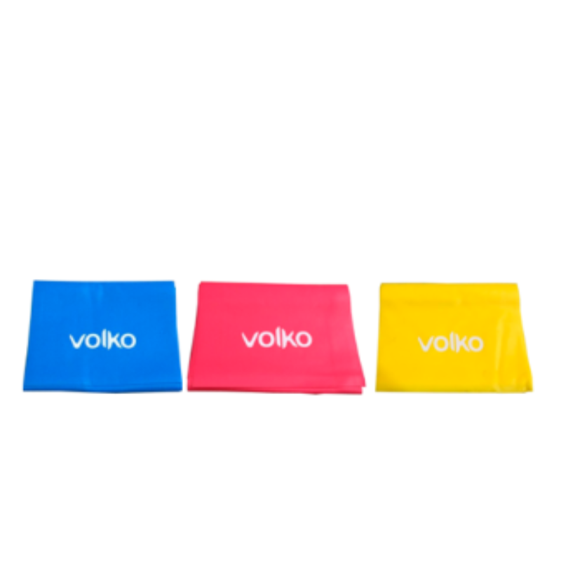 Pack  De 3 Tiraband Volko -  3 Tensiones -rosa,  Azul Y  Verde.