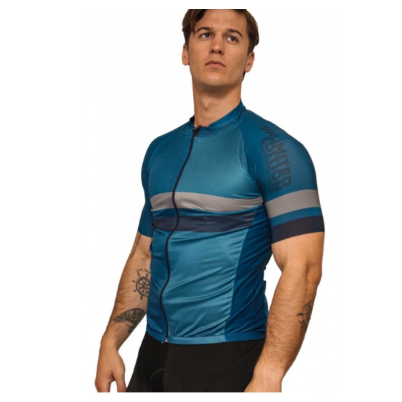 Jersey De Ciclismo -salpa Durbuy- Talle Xl. Azul. Unisex
