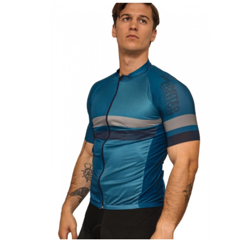 Jersey De Ciclismo -salpa Durbuy- Talle M. Azul . Unisex