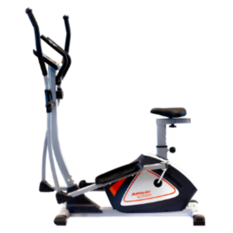 Caminador Eliptico Athletic 500ea. Con Asiento. Magnetico. Disco De 5kg. Peso Max. 110 Kg.