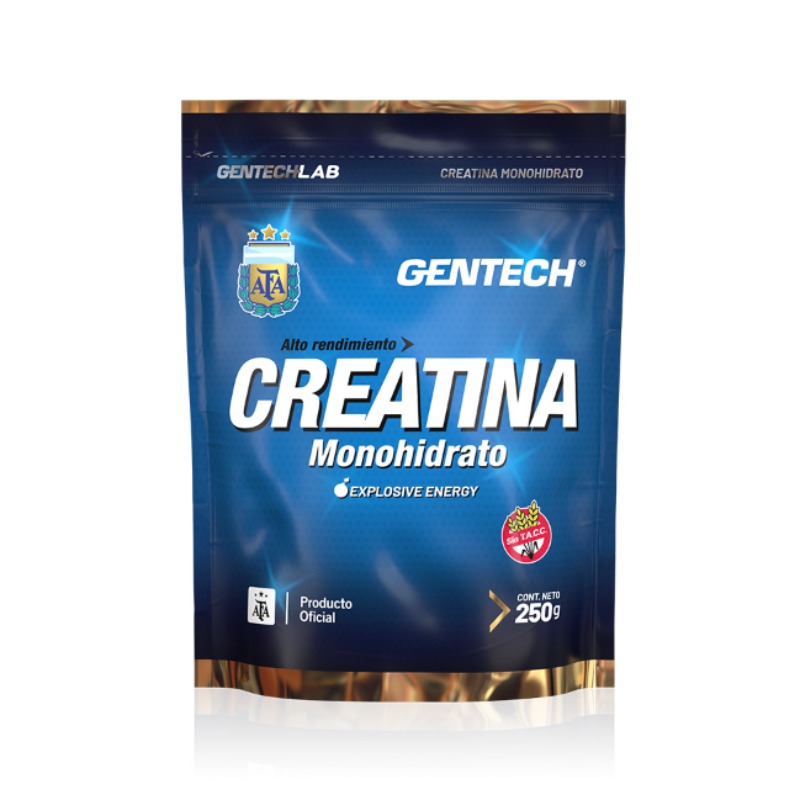 Creatina Monohidrato Gentech.  250 Grs
