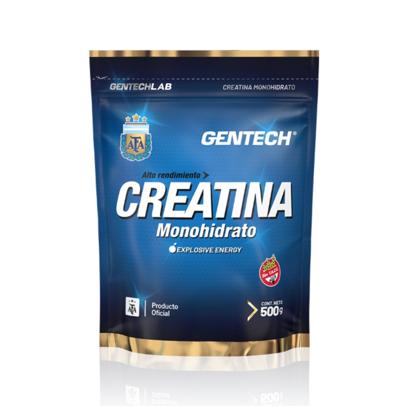Creatina Monohidrato Gentech. 500 Grs