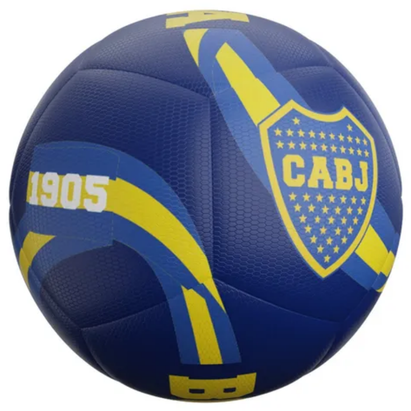 Pelota De Futbol N° 5 - Dribling Boca  - Cosida A Maquina