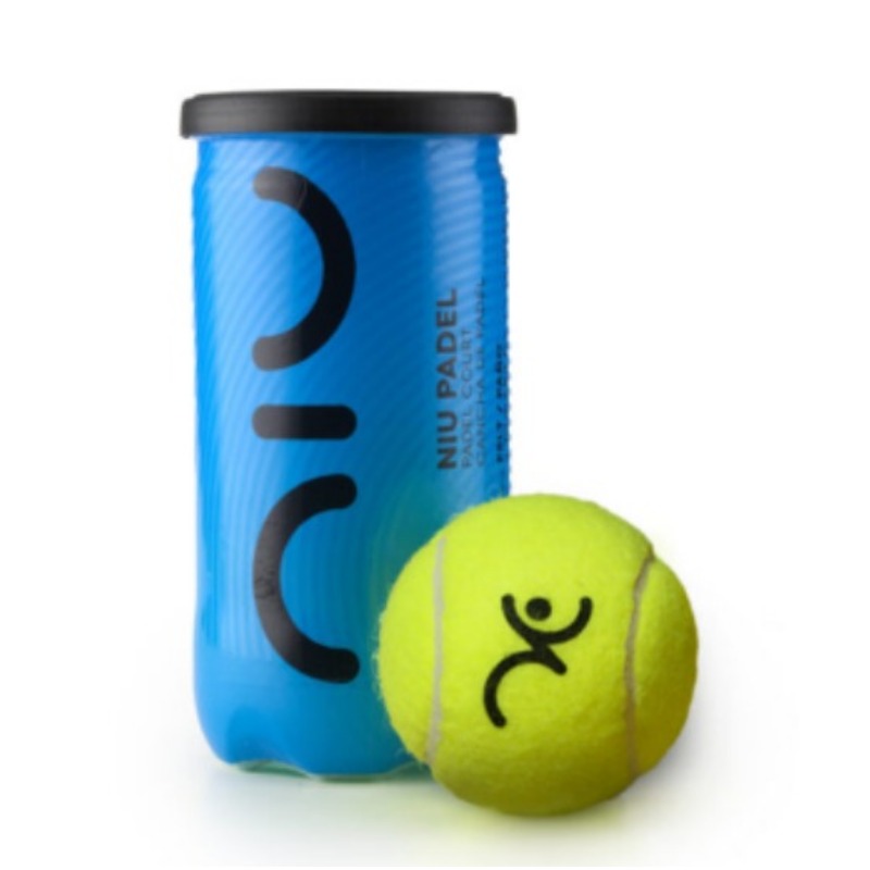 Tubo De Padel Niu  X 2 Unidades - Marca Niu - Tubo Celeste