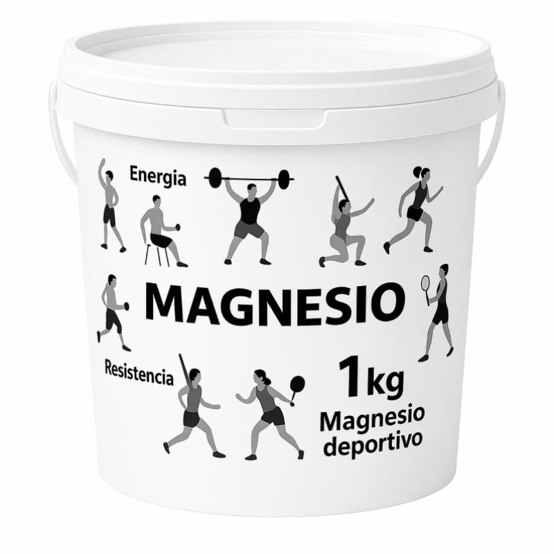 Carbonato De  Magnesio  - Balde De 1 Kg. Agarre Mas Seguro