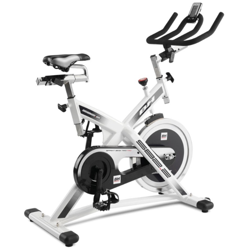 Bicicleta De Spinning Randers Bh H9162. Disco De 20 Kg. Peso Max. 105 Kg.
