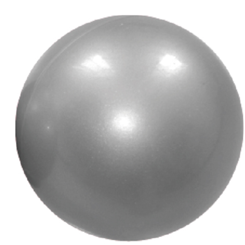 Pelota De Pilates De 25 Cm. Volko.  Color Gris. 130 Grs. 