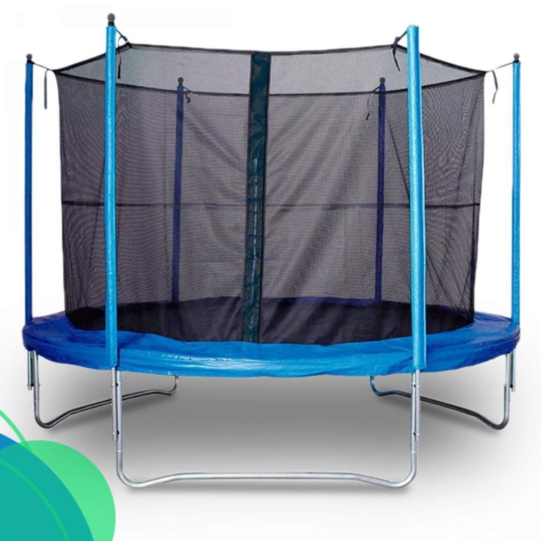 Cama Elastica Con Red De Proteccion - 3,05 Mts. De Diametro - Peso Maximo 100 Kg.