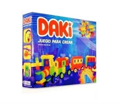 Daki - Juego Para Crear De 120 Piezas - Incluye Ruedas-  (cod. 918)