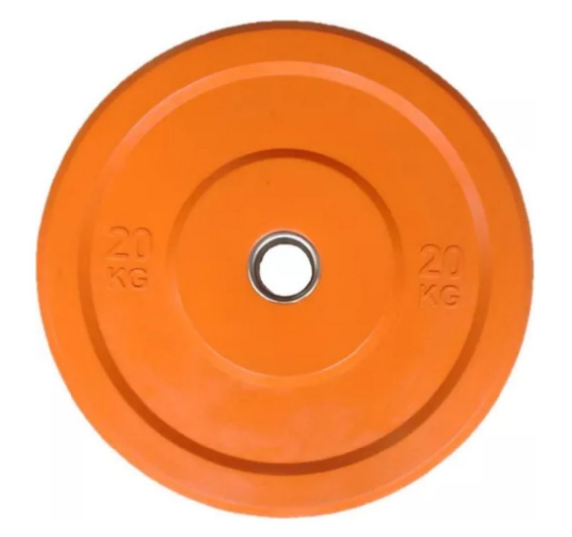 Disco Bumper De 20 Kg. Color Naranja