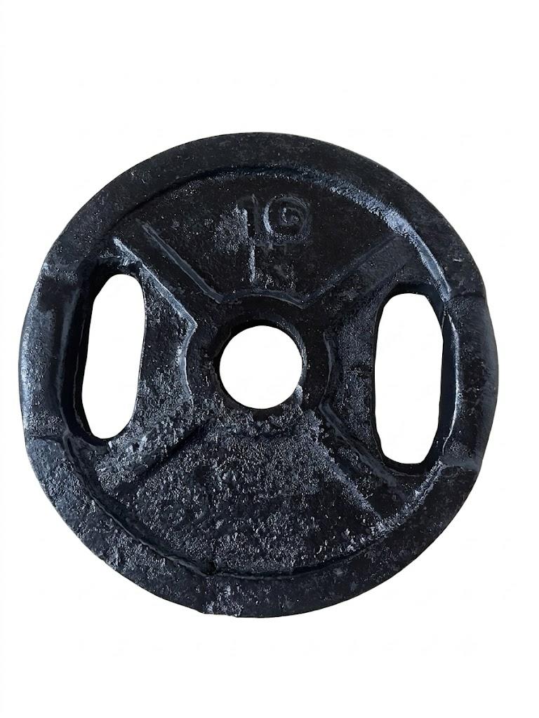 Disco Olimpico - Eco - 10 Kg - Fundicion - Negro