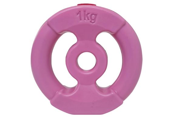 Disco De Pvc Con Manija 1 Kg - Sonnos- Color Rosa