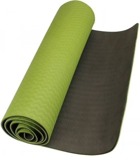 Colchoneta De Yoga - Tpe - 6 Mm -1,83 X 61 Mts- Bicolor-con Bolso -dfs-