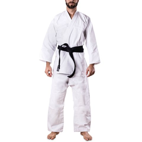 Judo Gi Mediano Tramado Blanco- Marca Shiai  Talle 5