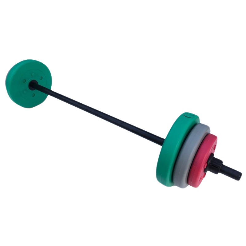 Kit Colores - Barra Body De 1.2 Mts . Hueca +17.5 Kg De Discos  Importados