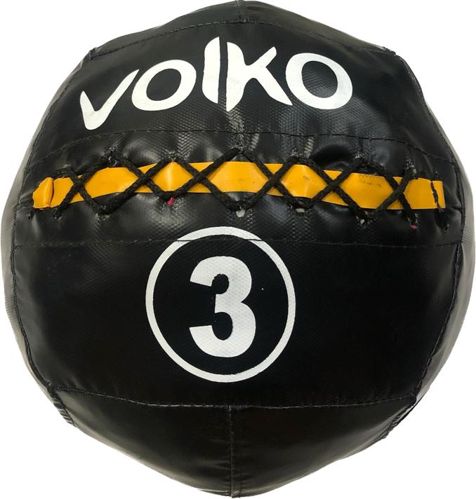 Medicine Ball Volko - Lona Cosida 3 Kg.  Simil Dynamax