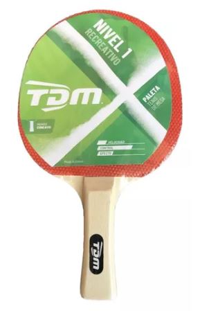 Paleta De Ping Pong - Recreativo - Nivel 1 -marca Tdm