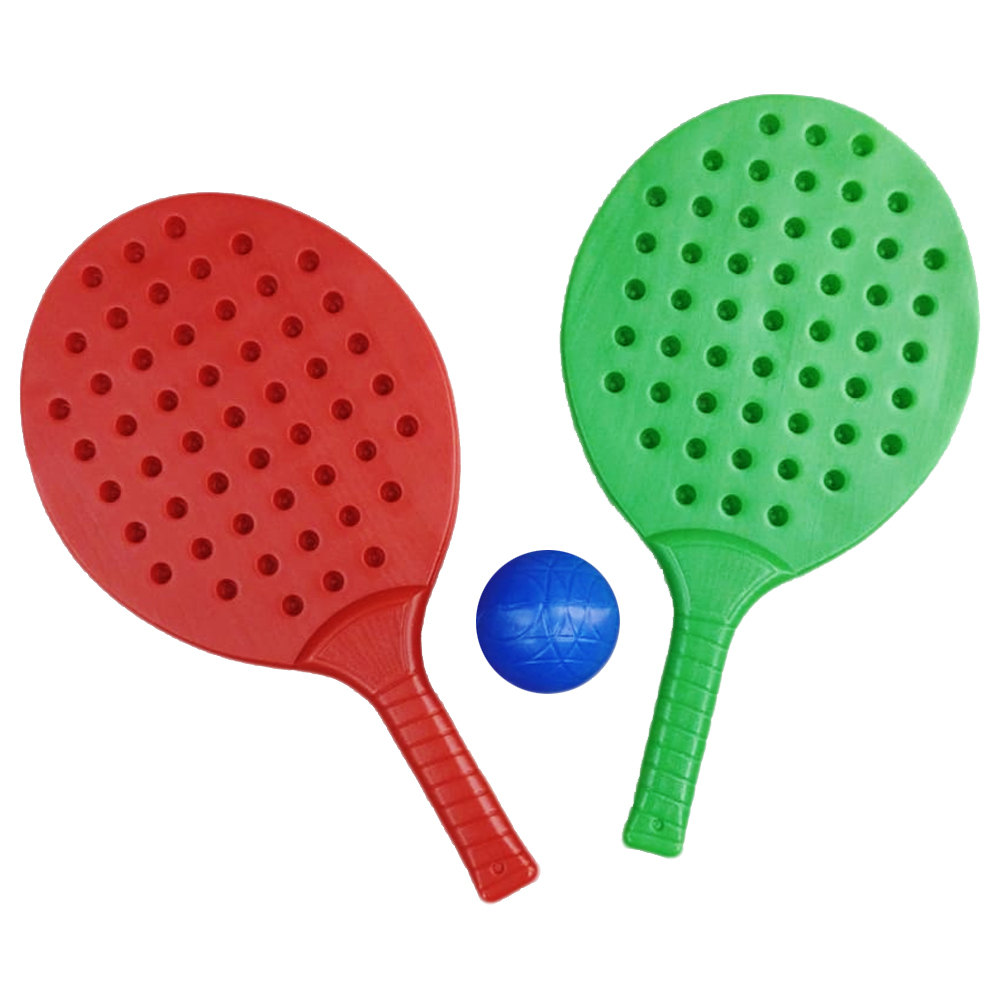 Juego Playero ----- Eco --- 2 Paletas Plasticas  Y 1 Pelota  Plastica