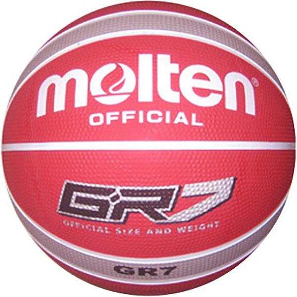 Pelota De Básquet Nº 7 Molten Gr7 Goma Roja