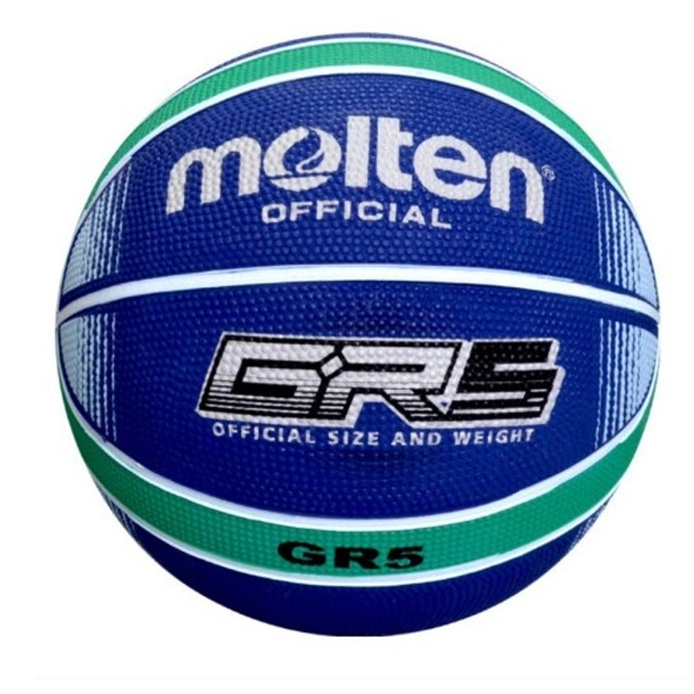 Pelota De Básquet Nº 5 Molten Gr5 Goma Azul