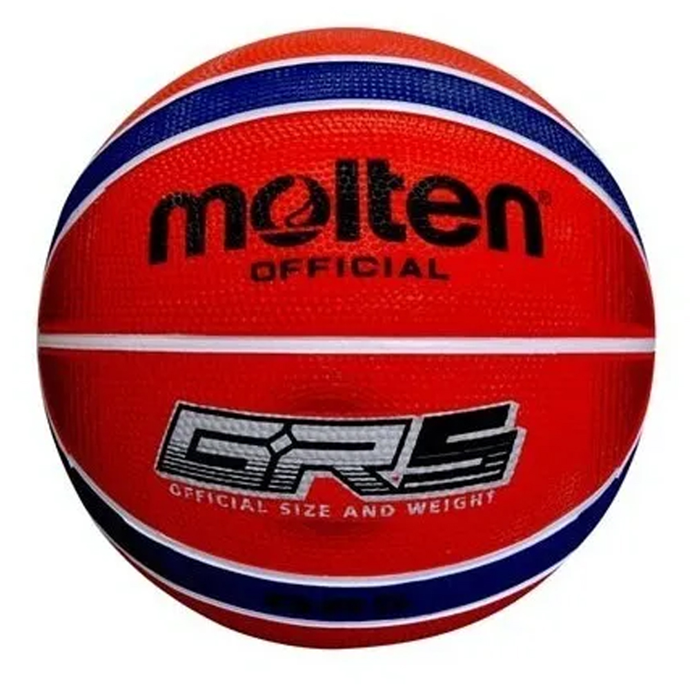 Pelota De Básquet Nº 5 Molten Gr5 Goma Roja