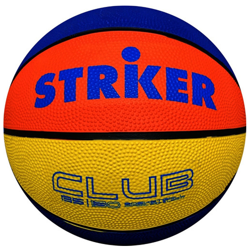 Pelota Básquet Nº 7 Striker Goma  - Multicolor