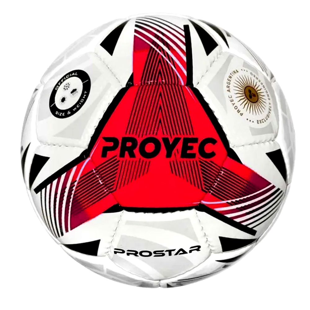 Pelota De Futbol N°5 - Proyec Prostar - Pu - Cosida A Mano