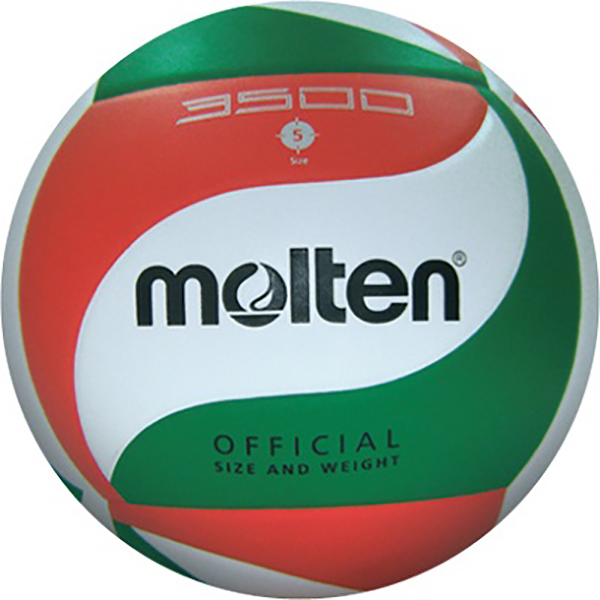 Pelota De Voley Molten Tricolor Curva V5m 3500