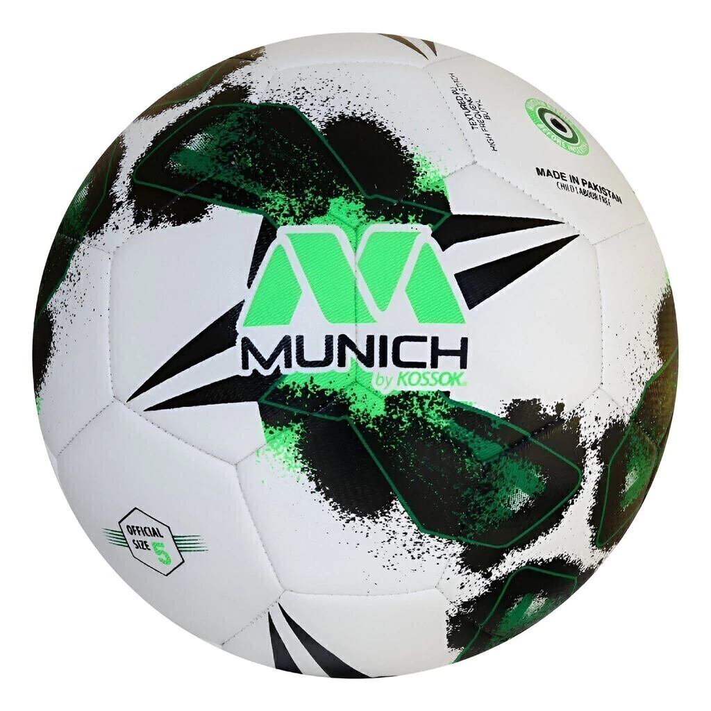 Pelota Fútbol Munich Nº5 - Modelo Flash - Cosida A Maquina -