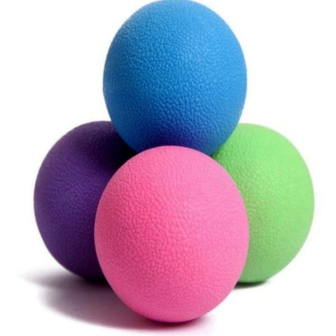 Pelota Para Masajes  De Goma Dura De  6.5 Cm  - Tipo Lacrosse