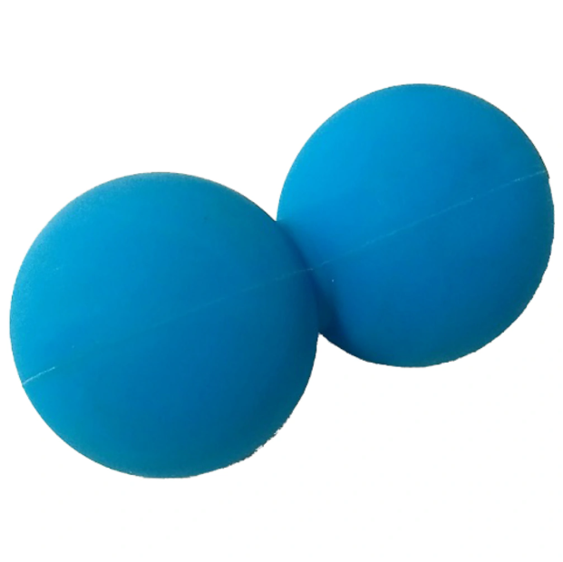 Pelota Doble De Silicona Para Masajes