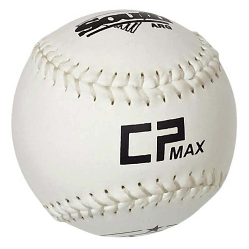 Pelota Softball - Marca South 12 Pulgadas - Color Blanco.  Costuras Blancas. Sb-12-cp