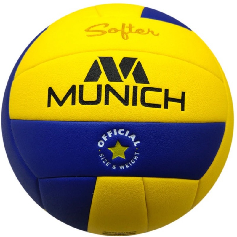 Pelota De Voley Munich - Modelo Softer - Costura Laminada - Pu -
