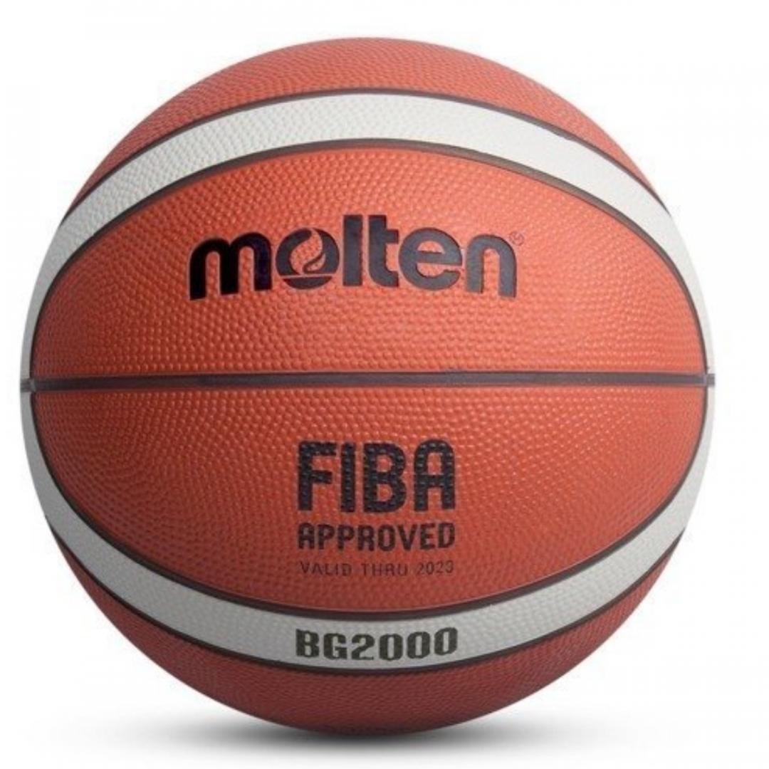 Pelota De Básquet Nº 7 Molten Bg2000 - Goma Naranja