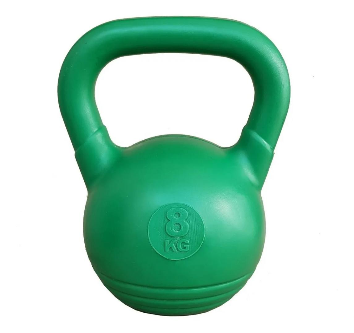 Pesa Rusa  Kettlebell  De Pvc 8 Kg -  Volko