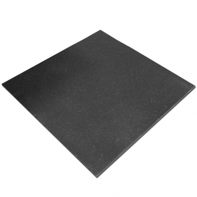 Piso Caucho Reciclado De 1 X 1 Mts -10 Mm - Para Crossfit - Color Negro