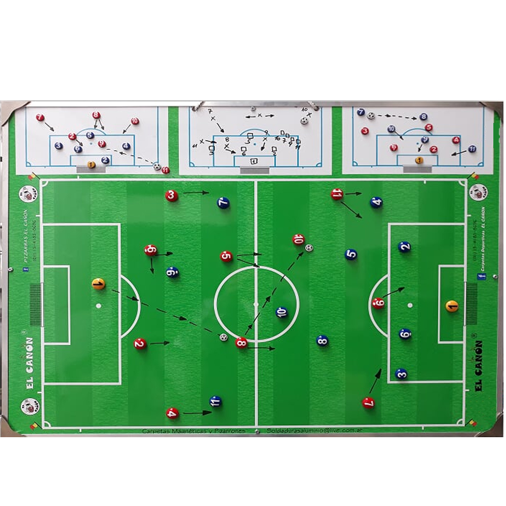 Pizarra Grande Magnetica  De 60 X 80 Cm - . Futbol