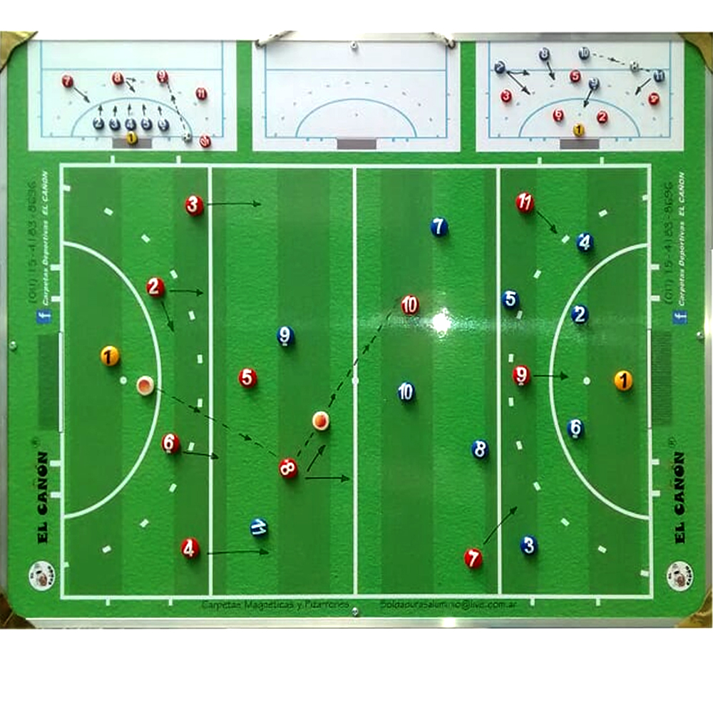 Pizarra Grande Magnetica  De 60 X 80 Cm  - Hockey