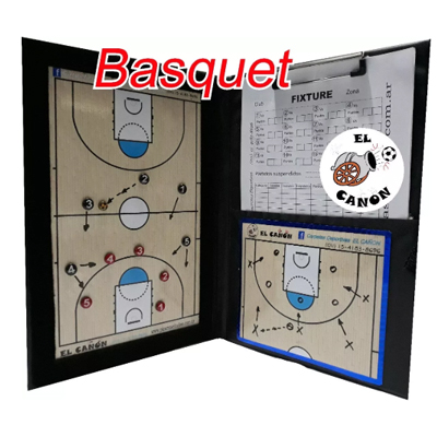 Pizarras Carpeta Magnetica Tacticas 35 X 24 Cm  Basquet