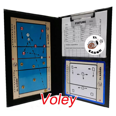 Pizarras Carpeta Magnetica Tacticas 35 X 24 Cm  Voley