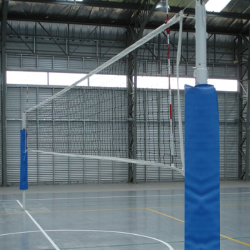 Postes De Voley Reglamentarios Caño 89 Mm Con Malacate