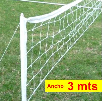 Red De Futbol Tenis -  3 X 0,80 Mts -  Hilo 2,5 Mm  - Con Bandas