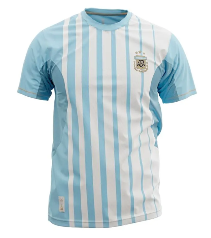 Remera Argentina De Entrenamiento - Talle S - Tricampeon Afa -