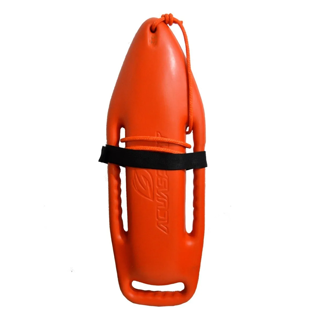 Torpedo Salvavidas Profesional Con Correa Tipo Bay Watch. 80x29x14 Cm. 