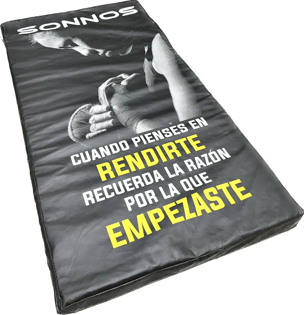 Colchoneta Sonnos De 1 X 0,50 X 0,04 Mts. Compactado De 50 Kg. Lona Bagun