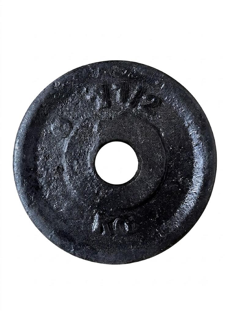 Disco Comun De 30 Mm - Eco - 1.5 Kg - Fundicion - Negro